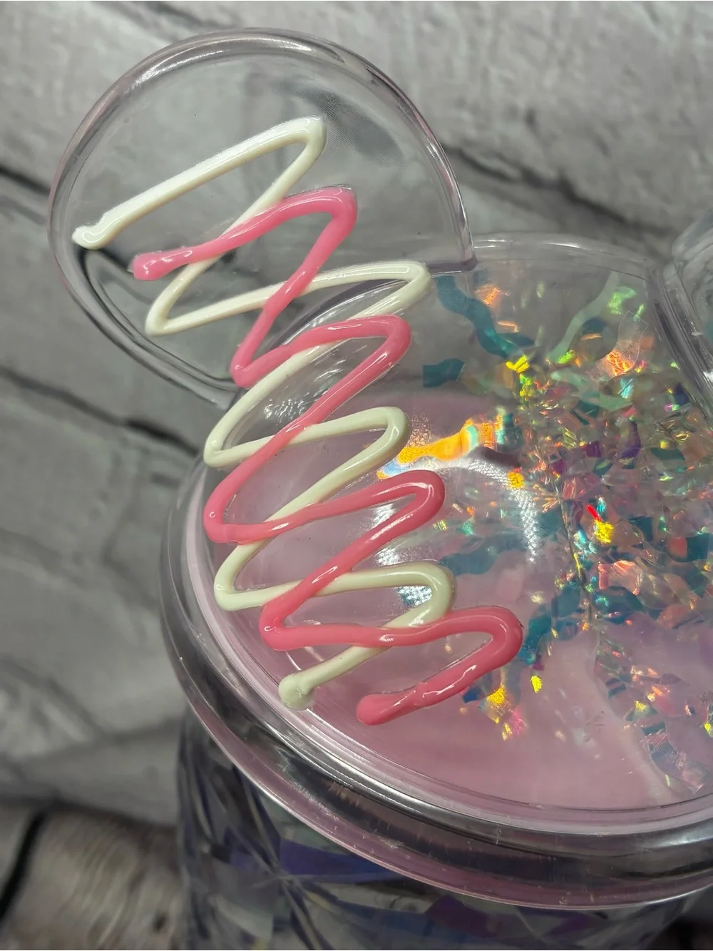 Starbucks Iridescent Purple Tumbler with‎ Pink Mickey Ears Lid